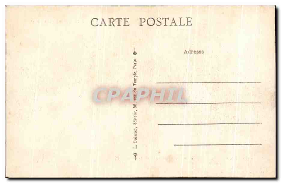 CPA Paris La Basille Entree De La Bastille en 1725 — Rückseite