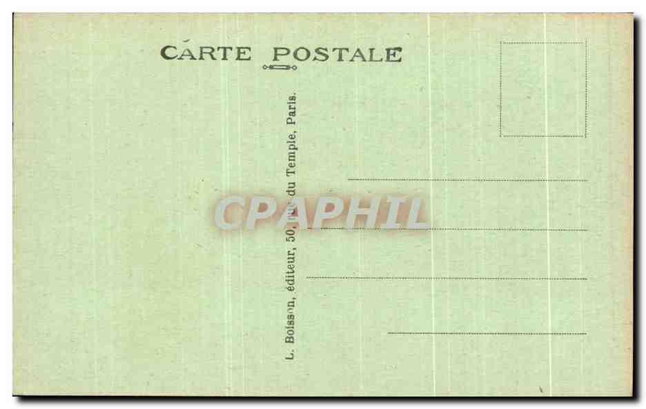 CPA Paris Les Grands Boulevards Boulevard Montmartre — Rückseite