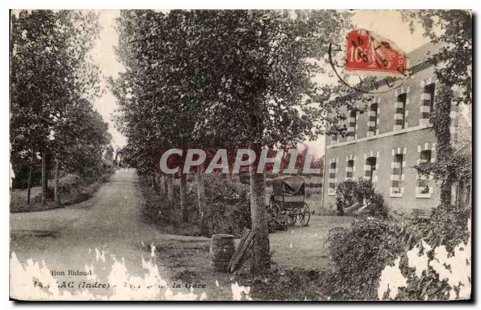 CPA Parlac La Gare