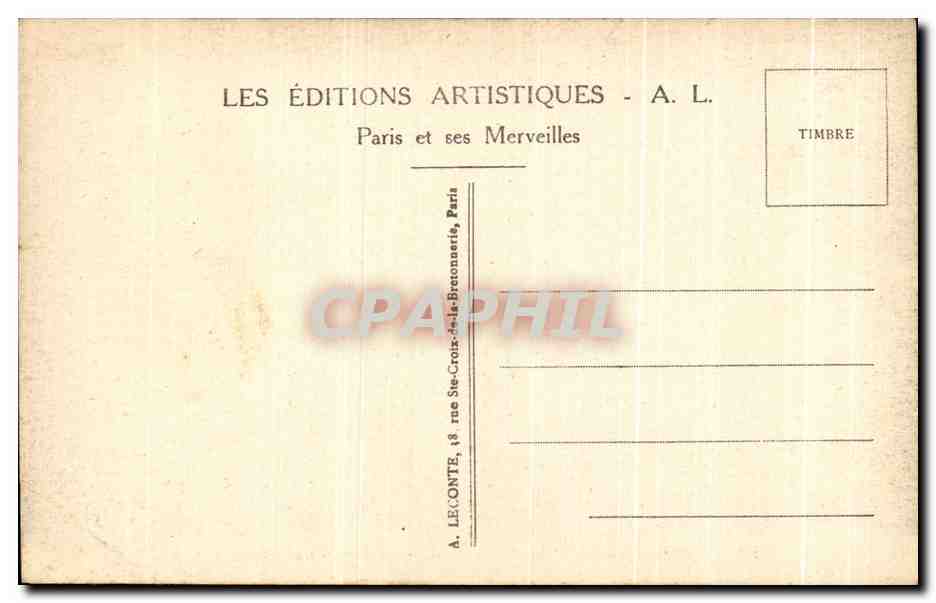 CPA Paris Museum d'Histoire Boa Constricteur Bresil Serpent  — Rückseite