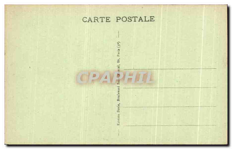 CPA Paris Museum d'Histoire Naturelle Le Dromadere Chameau — Rückseite