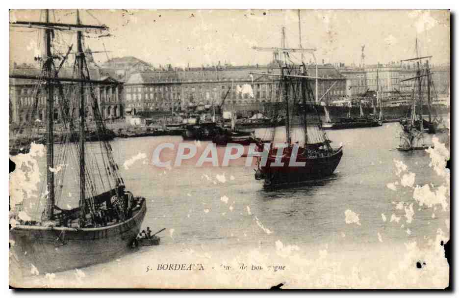 CPA Bordeaux Bateaux