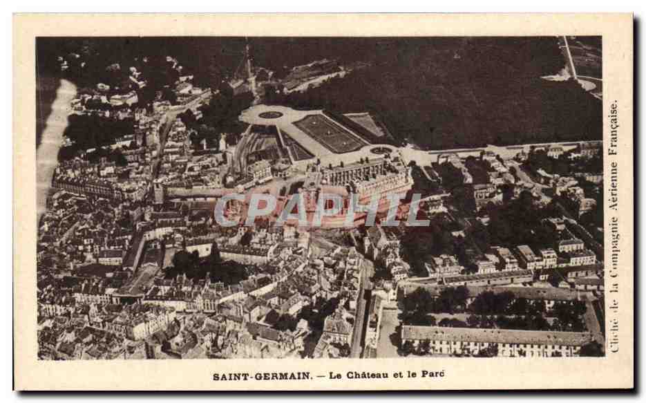 CPA Saint Germain Le Chateau et le Parc