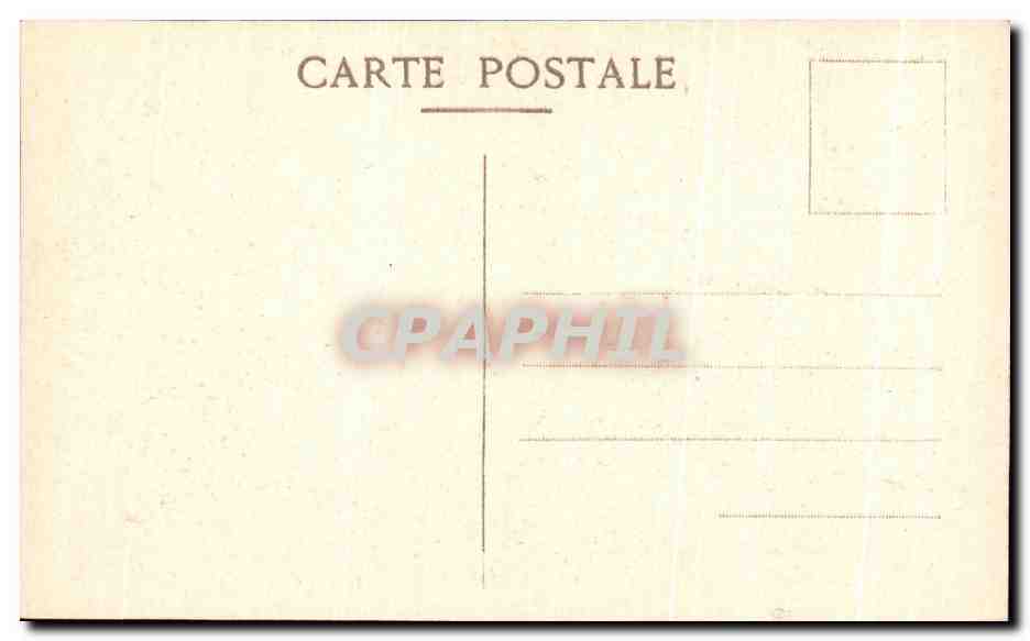 CPA Saint Germain Le Chateau et le Parc — Verso