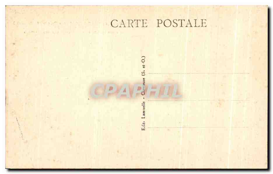 CPA Abbaye De Port Royal Champs Les Solitaires Puits dans lequel Pascal faisait ses experiences — Rückseite