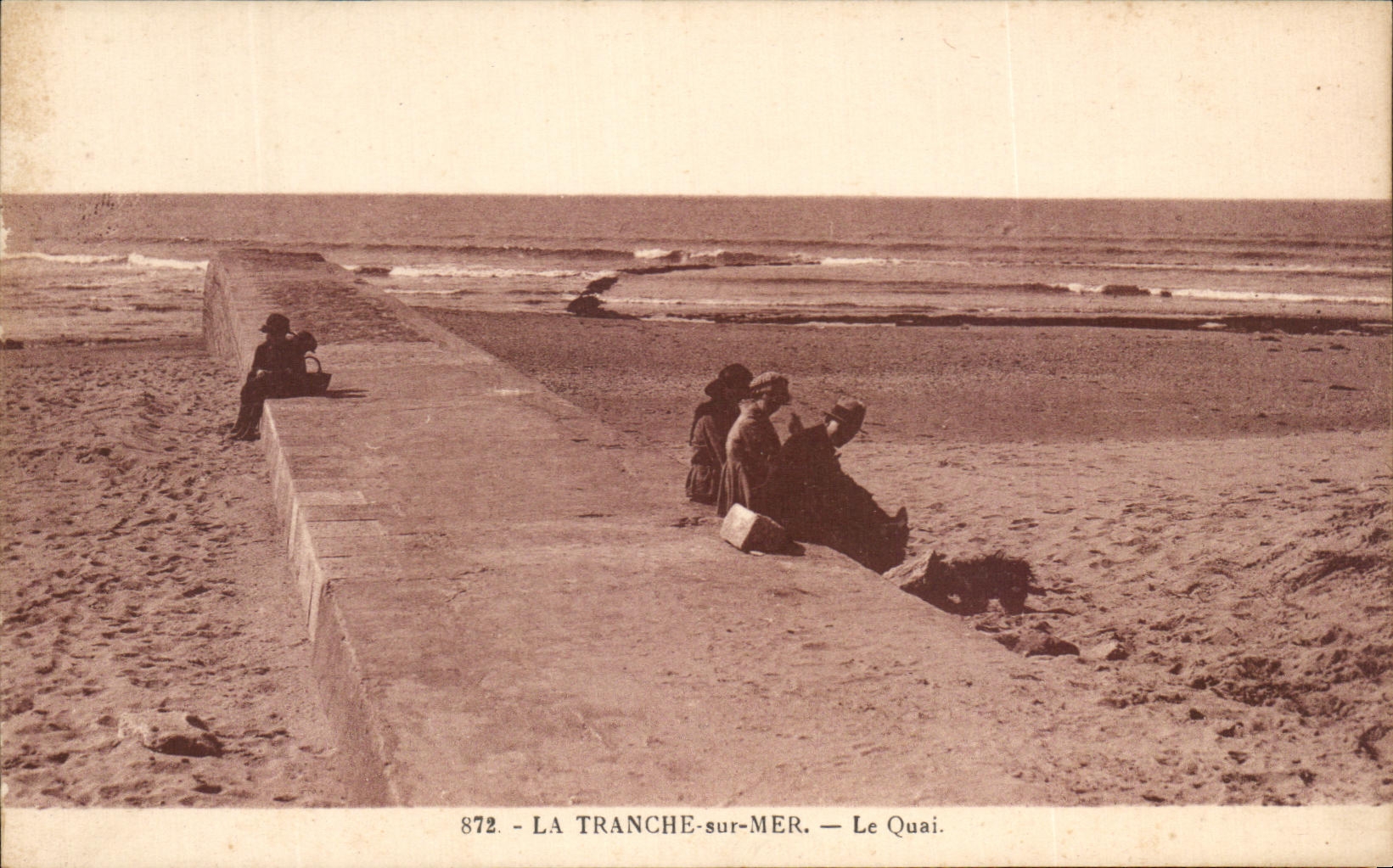 CPA La Tranche Sur Mer Le Quai