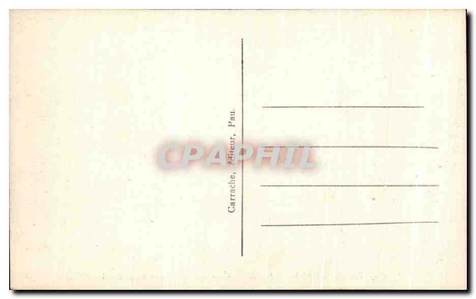 CPA Gavarnie Breche De Roland Revers Espagnol — Verso