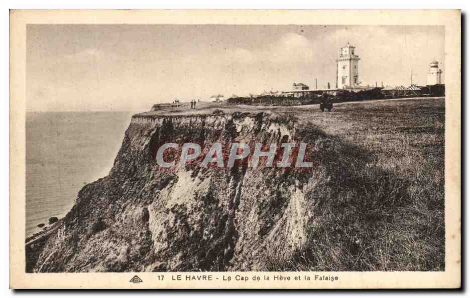 CPA Le Havre Le Cap De La Heve Et La Falaise