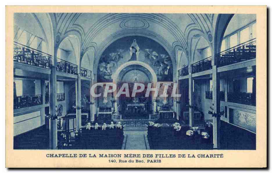 CPA Chapelle De La Maison Mere Des Filles De La Charte Rue Du Bac Paris
