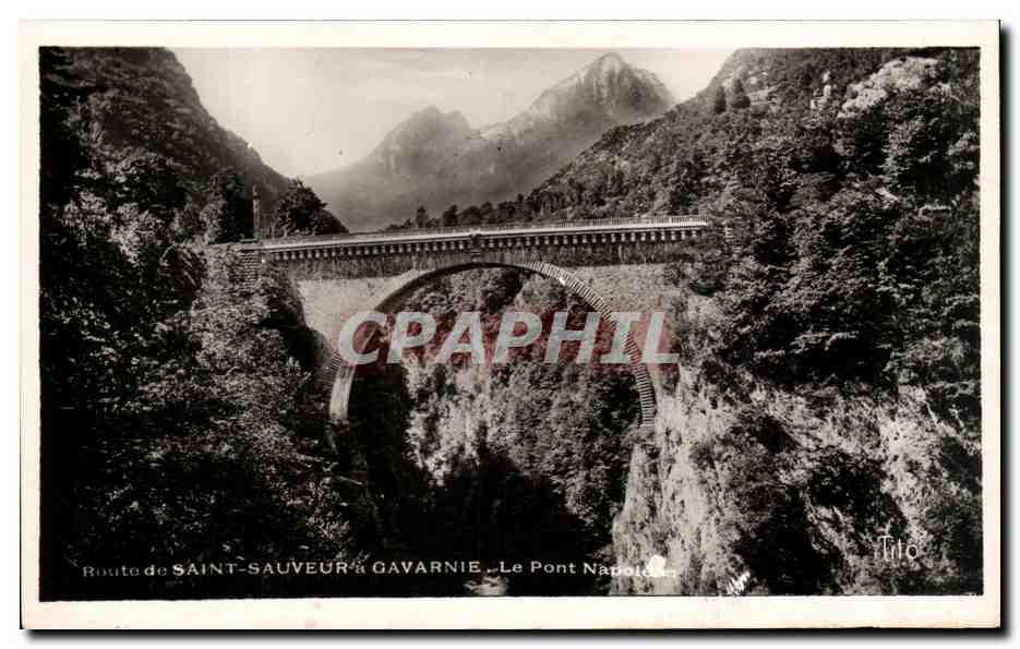 CPA Route De Saint Sauveur Gavanie Le Pont Napoleon