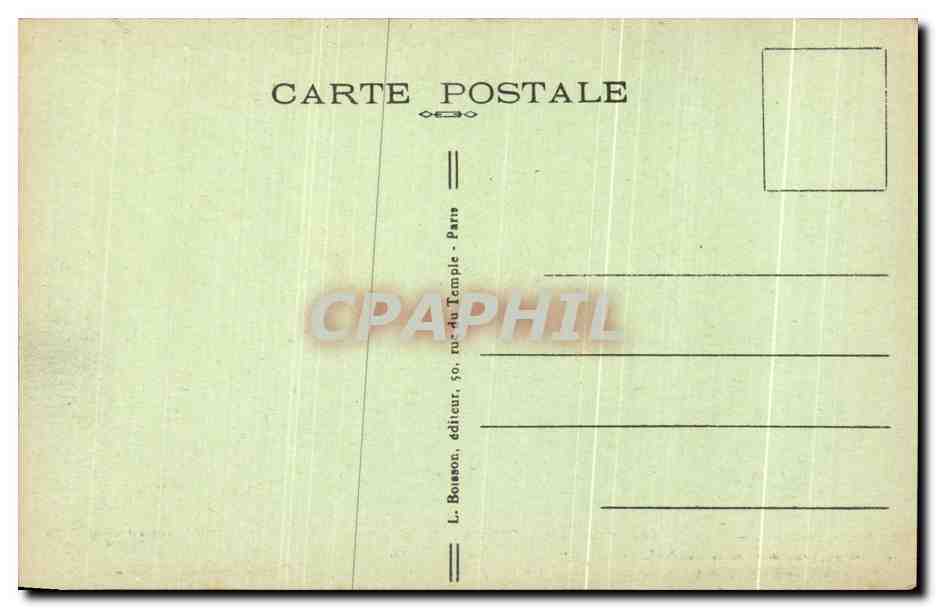CPA Paris Les Calacombes L'Ossuaire Ossements Provenant De La Rue Ville l'Eveque — Verso