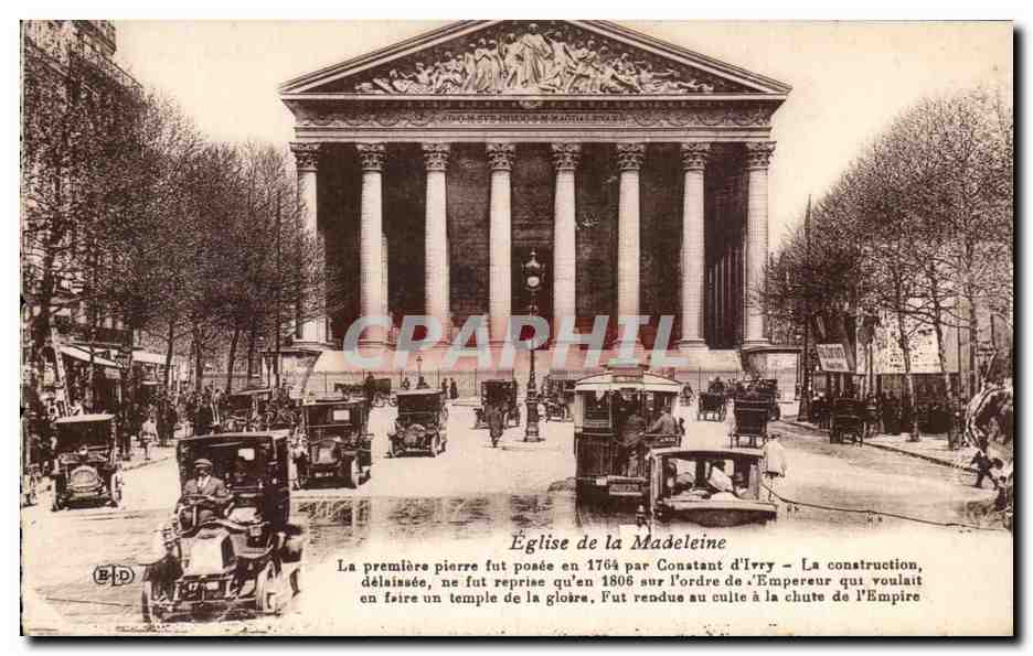 CPA Eglise de la Madeleine Paris 