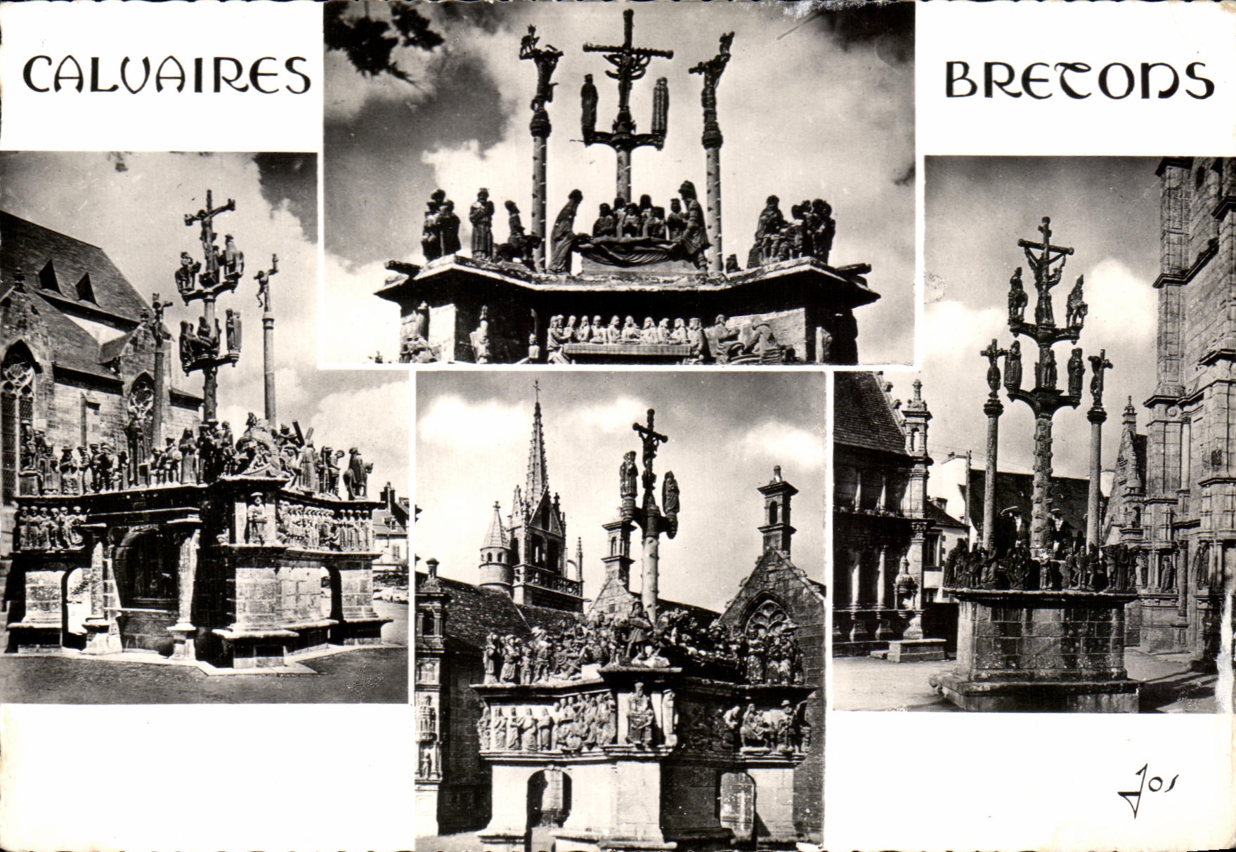 CPA Calvaires De Bretagne Plougastel Daoulas