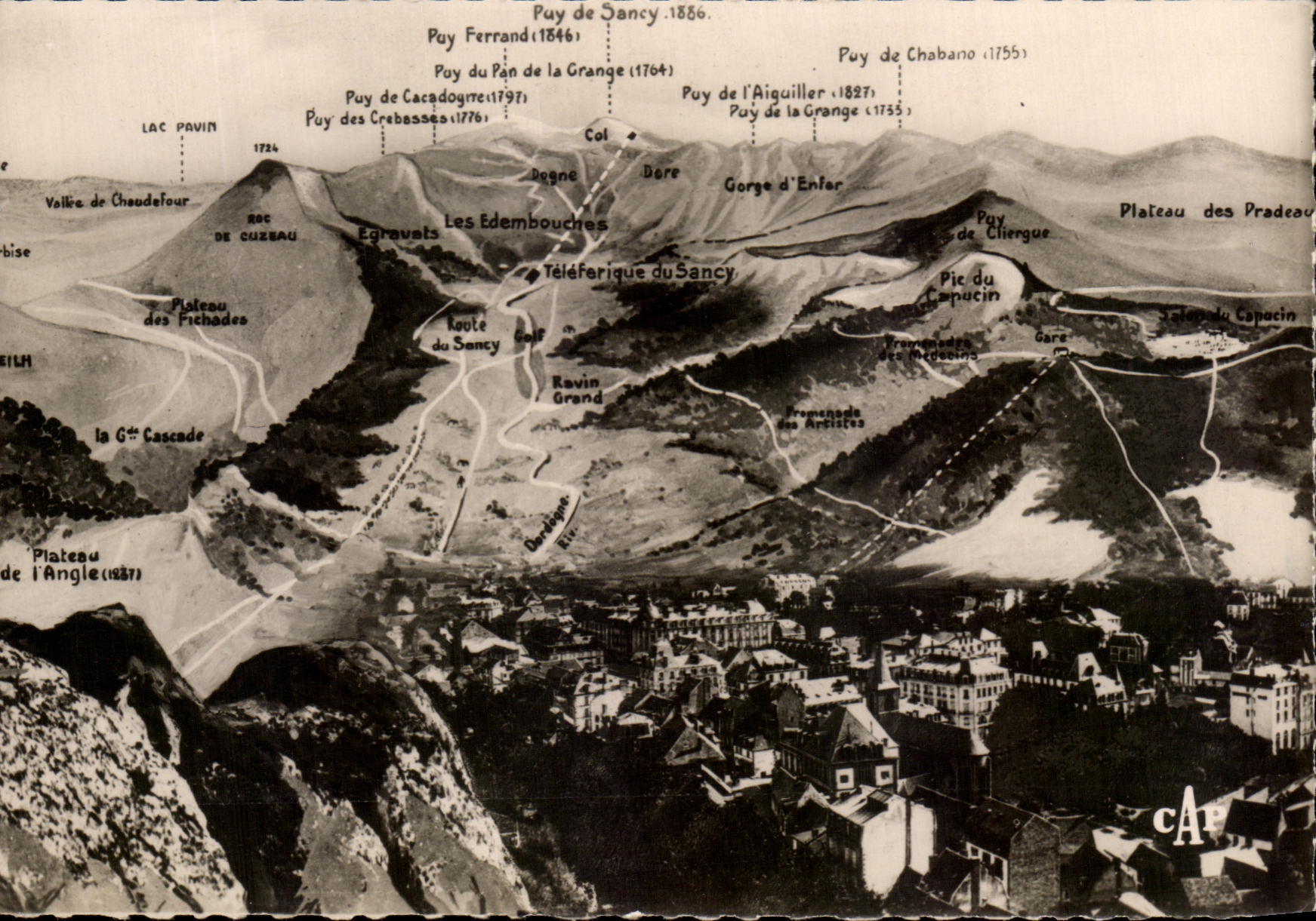 CPA Le Mont Dore Sancy Vue Panoramique