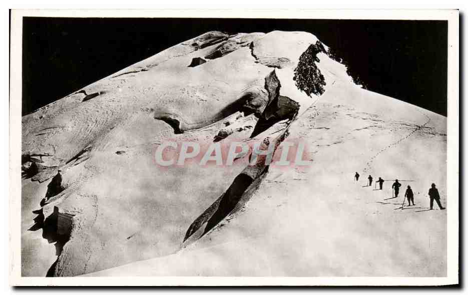 Chamonix - Gipfel des Mont-Blanc von den Bosses du Dromadaire gesehen — Edition La Cigogne, Lyon