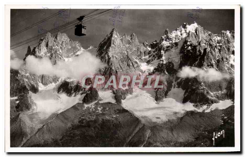 Les Grands Charmoz - Le Grépon — Alpenpanorama — Les Éditions d'Art du Brévent, n° B.2233