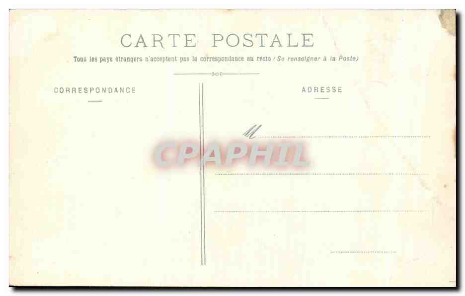 CPA Aux Sables D'Olonne Entre les trois son coeur ne balance Folklore Costume — Verso