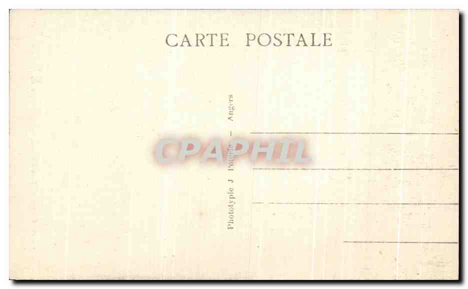 CPA Angers Maison D'Adam antique logis du 17eme — Rückseite