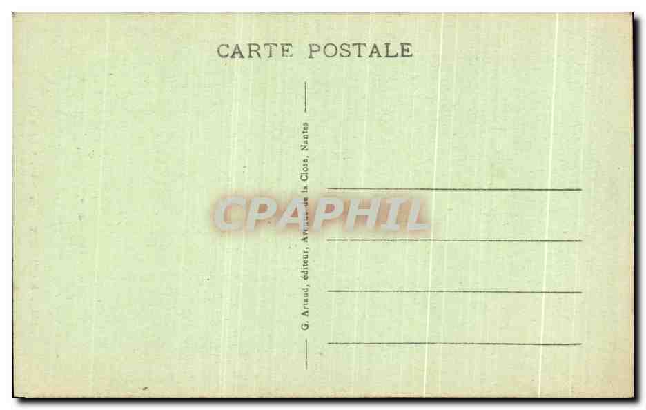 CPA Bordeaux La Fleche Saint Michel — Verso