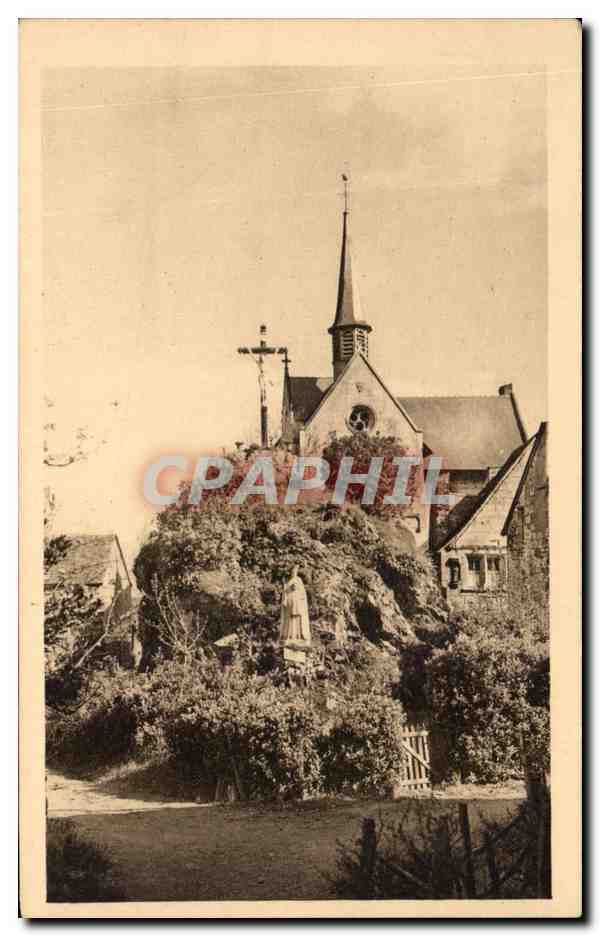 CPA France Royaume De Marie Sancuaire De Notre Dame De Behuard La vierge du rocher 