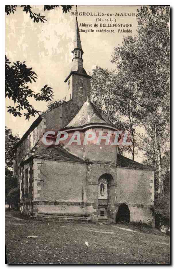 CPA Begrolles Eu Mauges Abbaye De Bellefontaine Chapelle Exterieure l'Abside