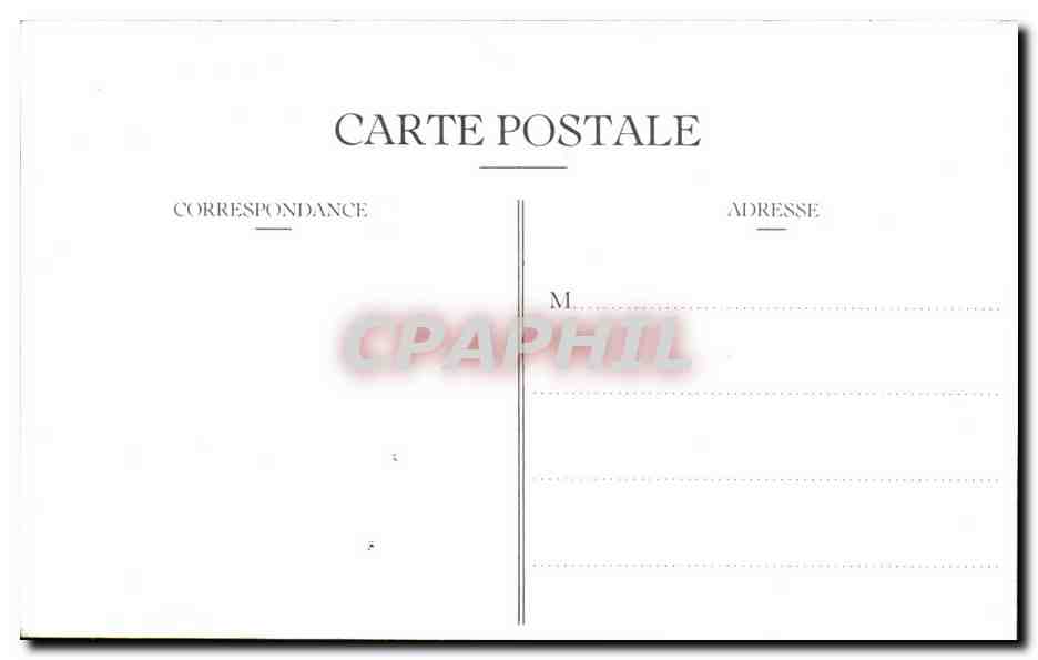 REPRO Monts Sur Guennes Coiffure du pays Femme Folklore  — Back