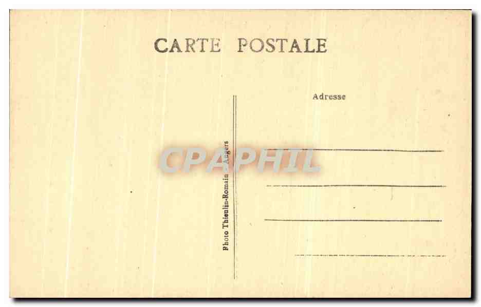 CPA ND de Behuard L'Escalier De La Facade Et La Vierge Du Logis Du roi — Rückseite