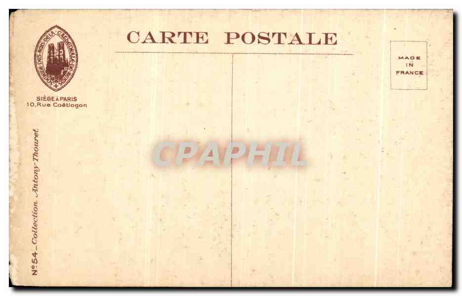 CPA Reims Le Coq Surveillant Berru Pinacle Du Contrefort Sud Est du croisillon Nord  — Verso