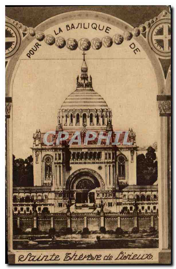 Basilique de Lisieux — Sainte Thérèse — Éditeur non identifié, n° de série non visible