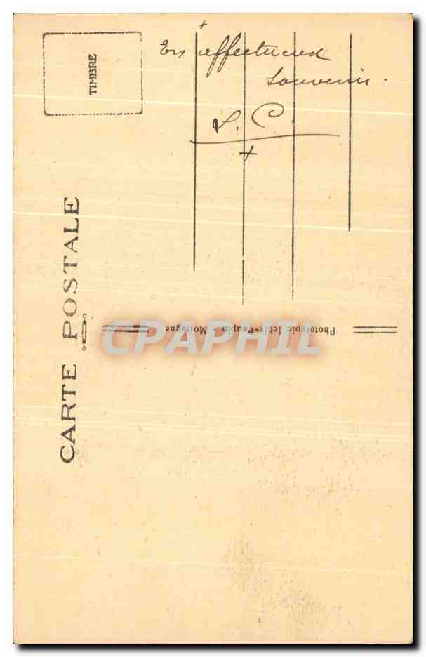 CPA Los Herbiers Chapelle Des Alouettes — Back