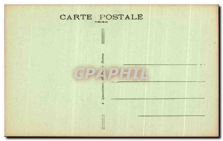 CPA Reims Sujet Du Monumet Eleve A La Memoire Des Enfants De Reims Tombes Au Champ — Rückseite