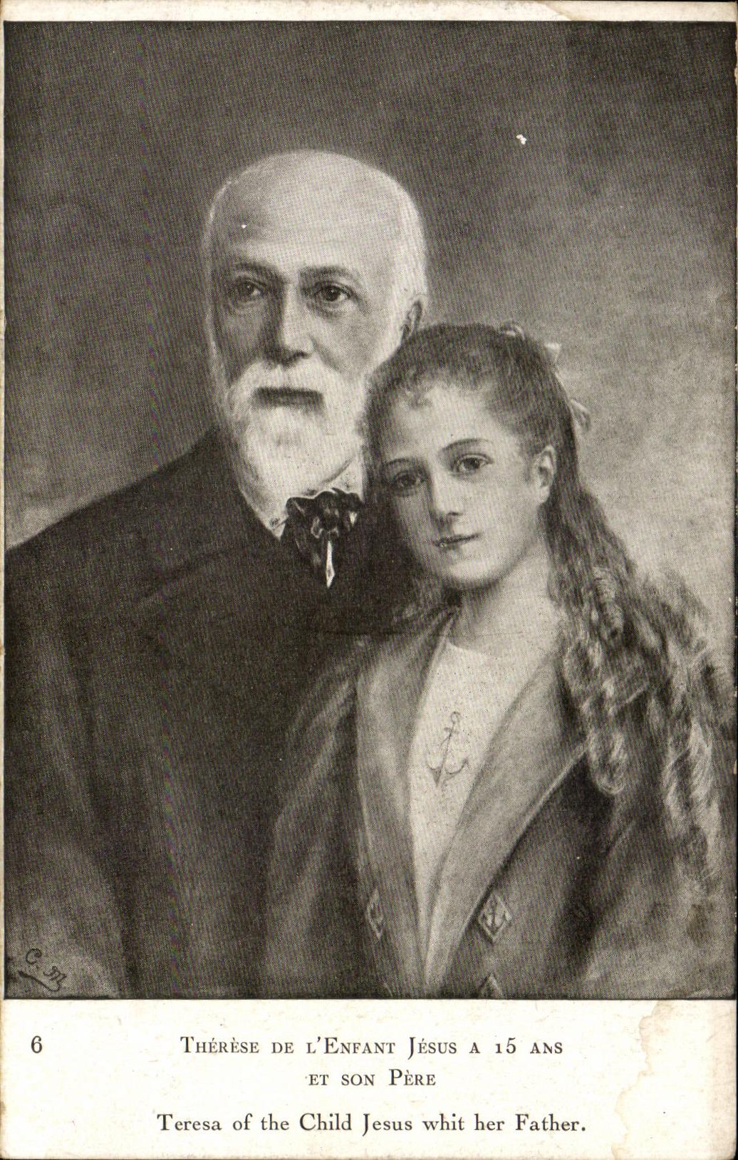 CPA Therese De L'Enfant Jesus Et Son Pere
