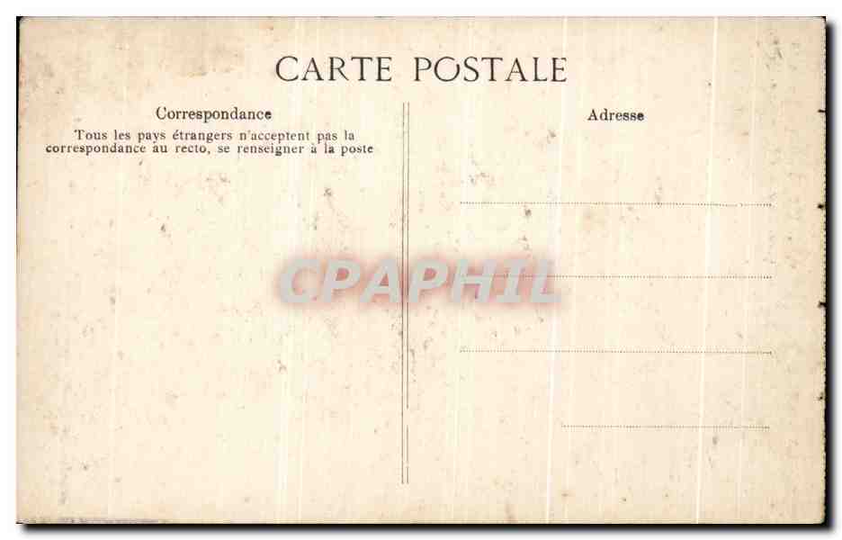 CPA La Bretagne Vitre Cimetiere de Vitre Vieille tout de l'eglise Saint Martin — Rückseite