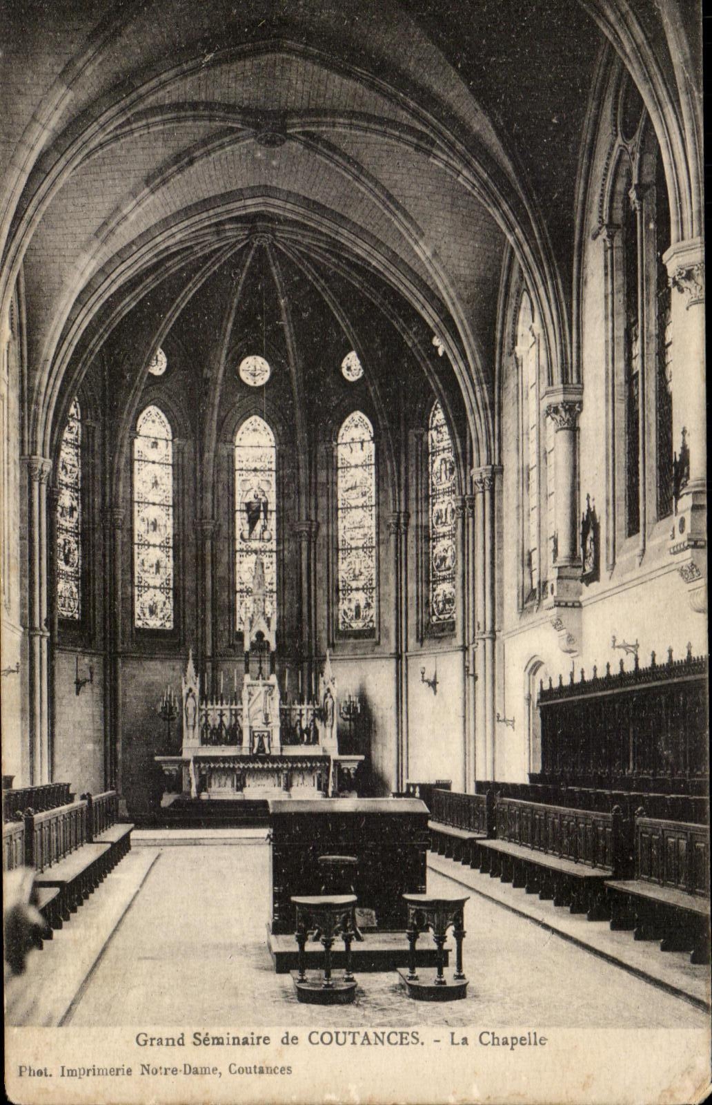 CPA Grand Seminaire de Coutances La Chapelle