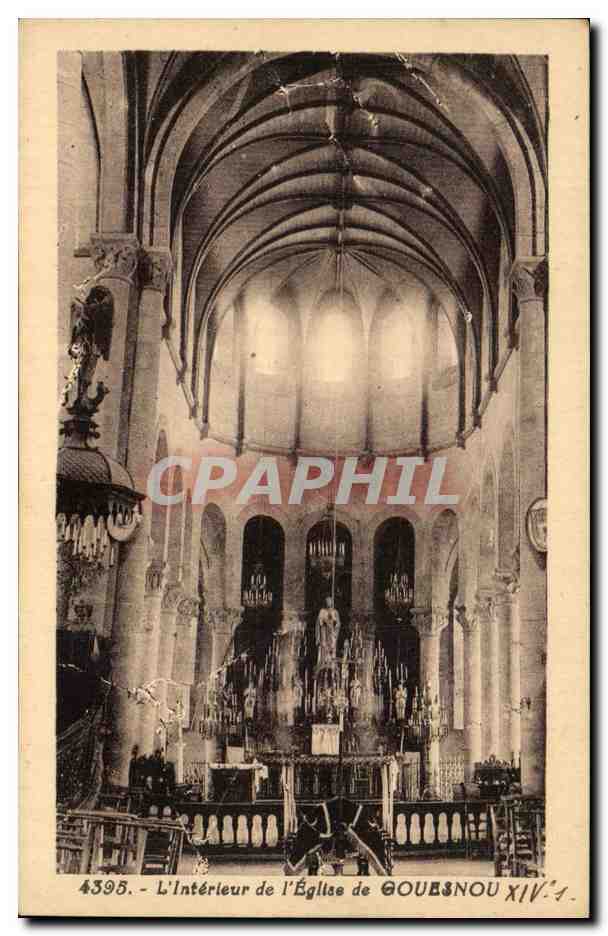 CPA L'Interieur de I'Eglise de Gouesnou