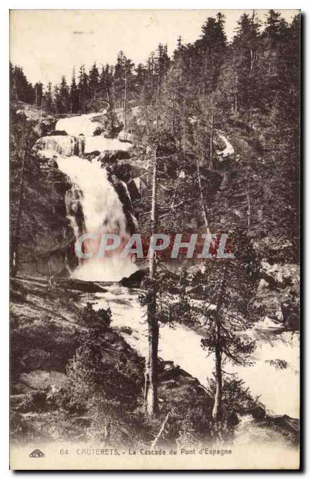 CPA Cauterets Le Cascade du Pont d'Espagne