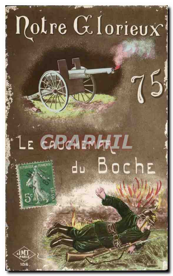 CPA Notre Glorieux 75 Le cauchemar du Boche Militaria 