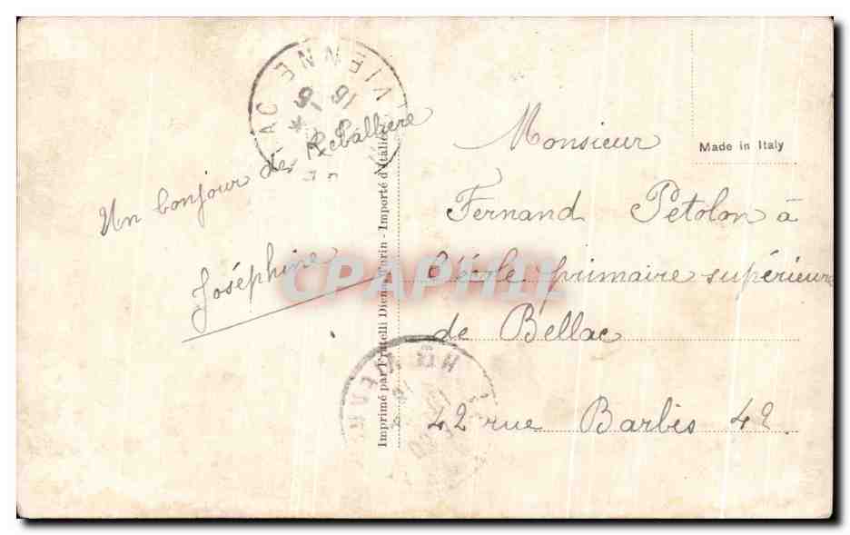 CPA Notre Glorieux 75 Le cauchemar du Boche Militaria  — Verso