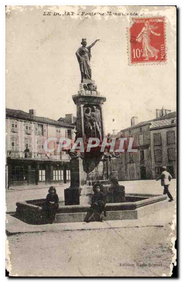 CPA Le Dorat Fontaine monumentale