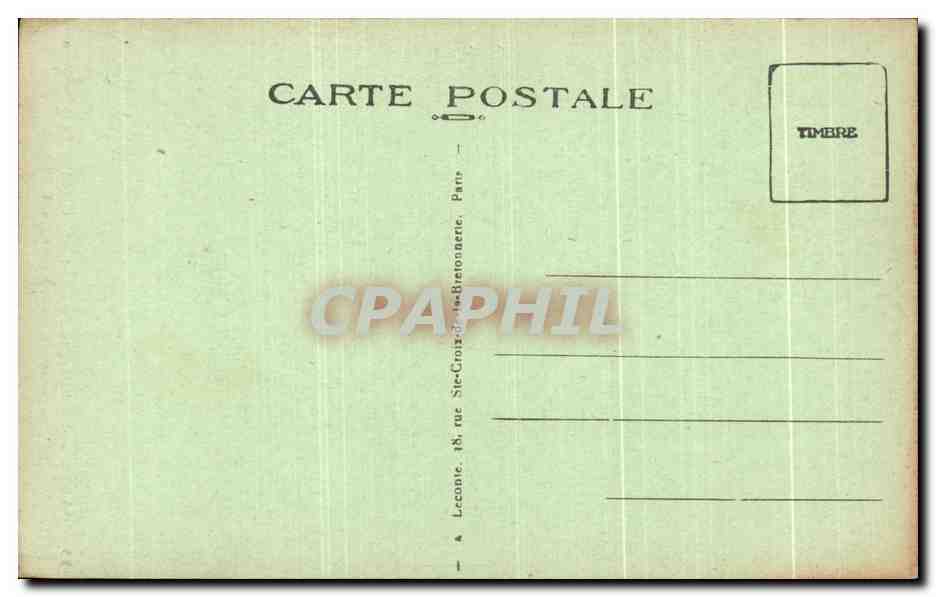 CPA Paris L'Obelisque de Louqsor Place de la Concorde  — Rückseite