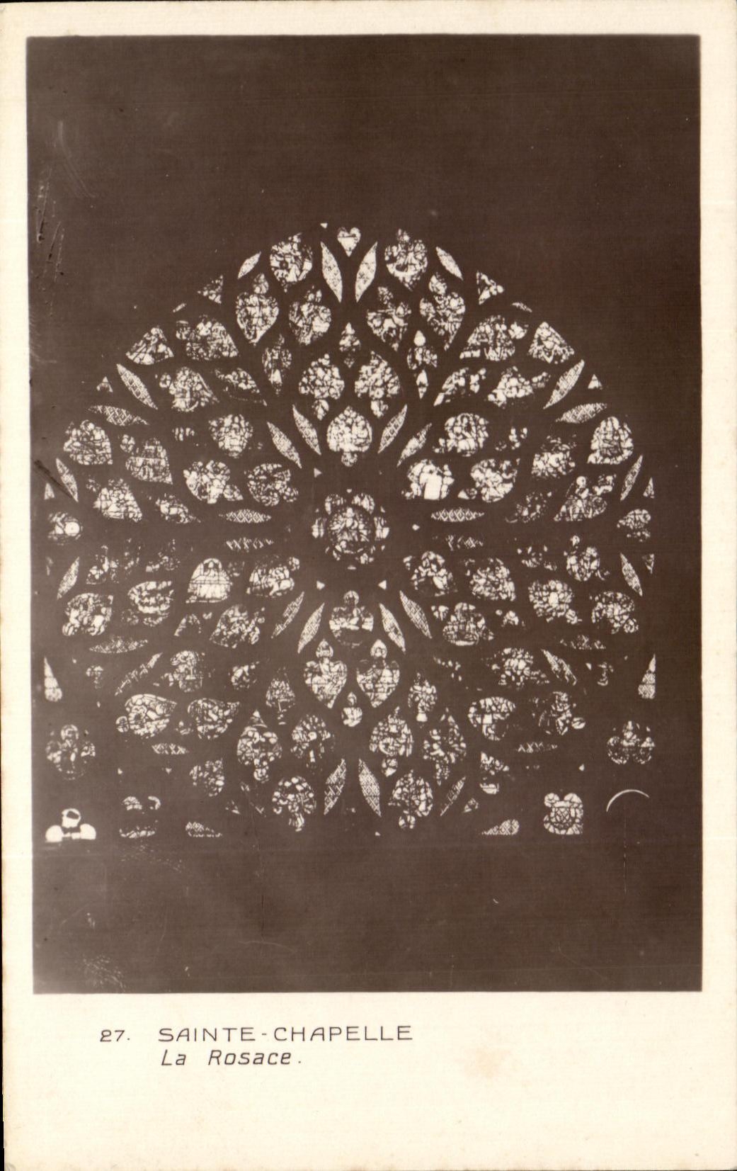 CPA Sainte Chapelle La Rosace Paris 