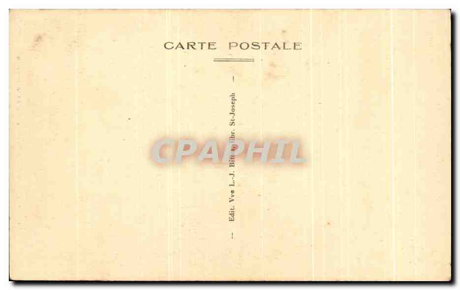 CPA Saint Laurent Sur Sevre Le Chaire de la Chapelle des Filles de la Sagesse — Back