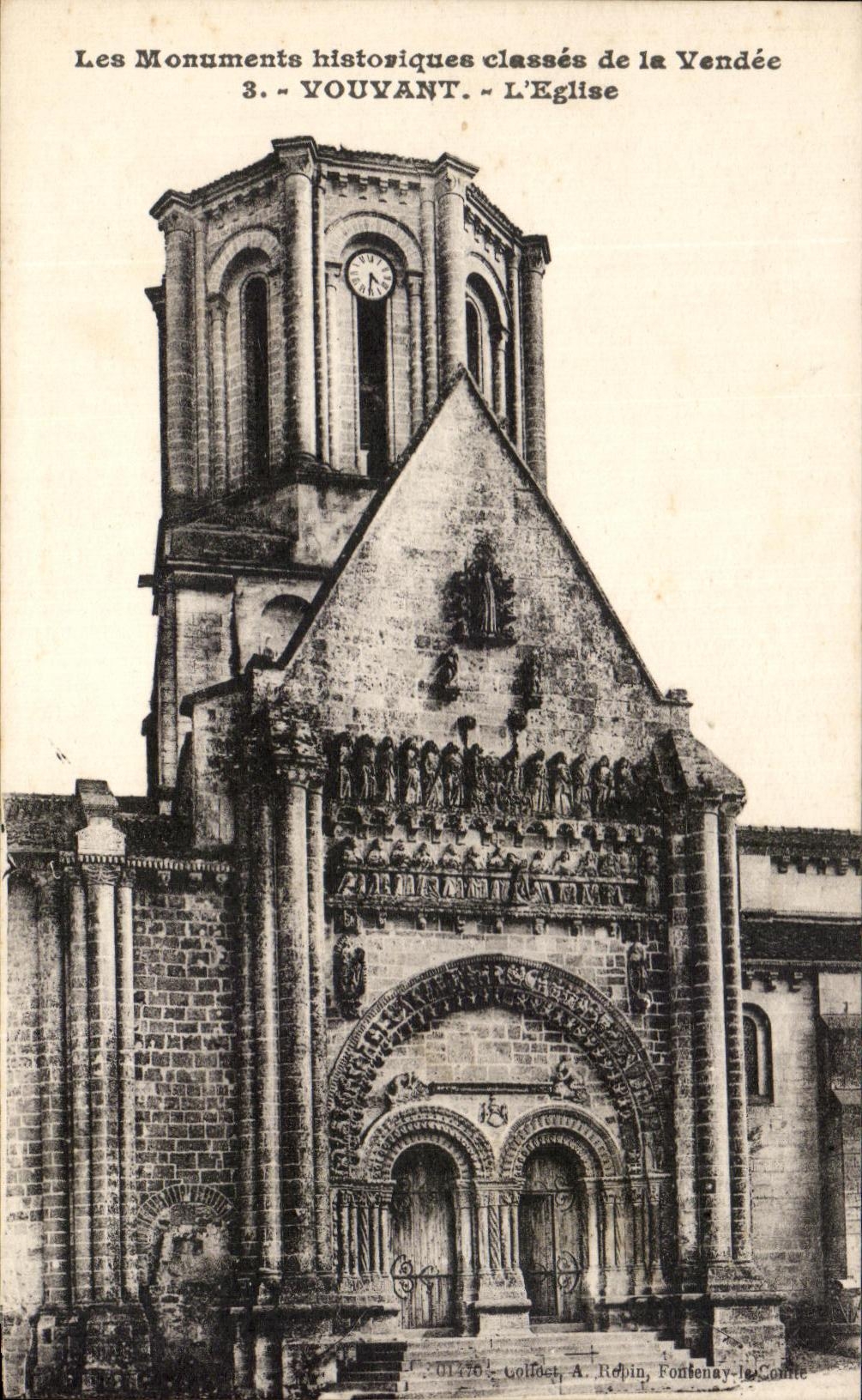 CPA Vouvant l'Eglise