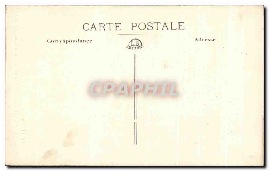 CPA Abbaye de Pontigny Tombeau de Saint Edme — Back