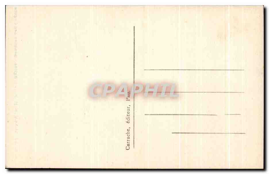 CPA St Savin L'Eglise Benitier des Cagots  — Verso