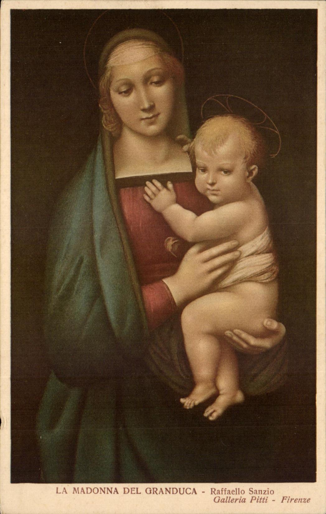 CPA La Madonna Del Granduca Raffaello Sanzio Galleria Pitti Firenze