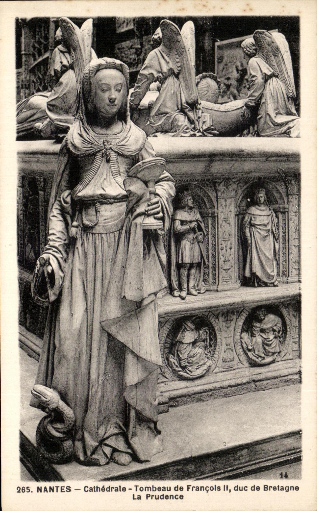 CPA Nantes Cathedrale Tombeau De Francois II Duc De Bretagne La Prudence