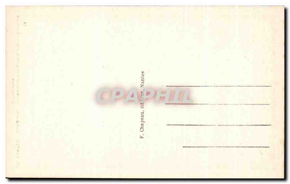 CPA Nantes Cathedrale Tombeau De Francois II Duc De Bretagne La Prudence — Verso