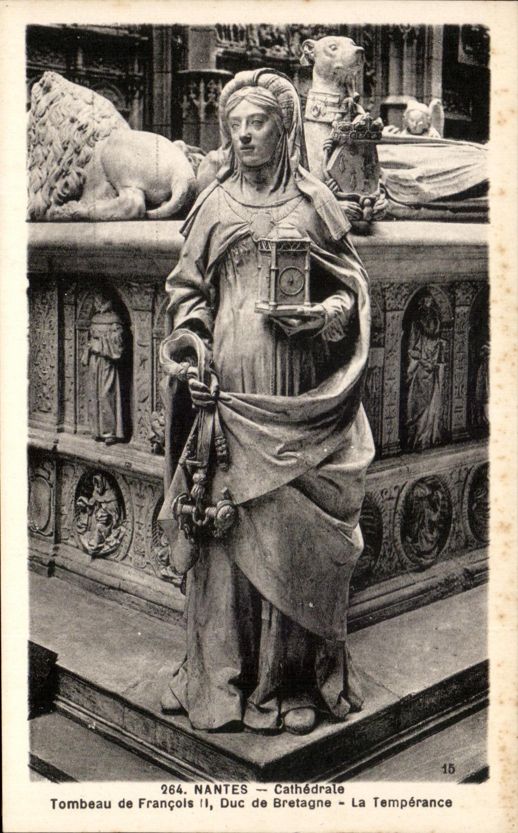 CPA Nantes Cathedrale Tombeau De Francois II Duc De Bretagne La Temperance