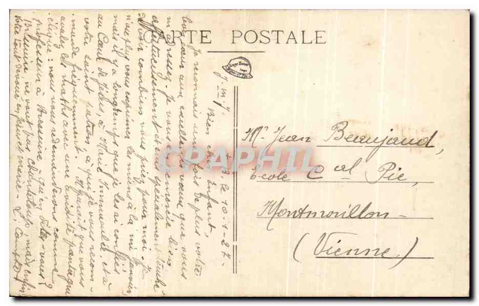 CPA Le Saint Christ De l'Agone A Limpias — Rückseite